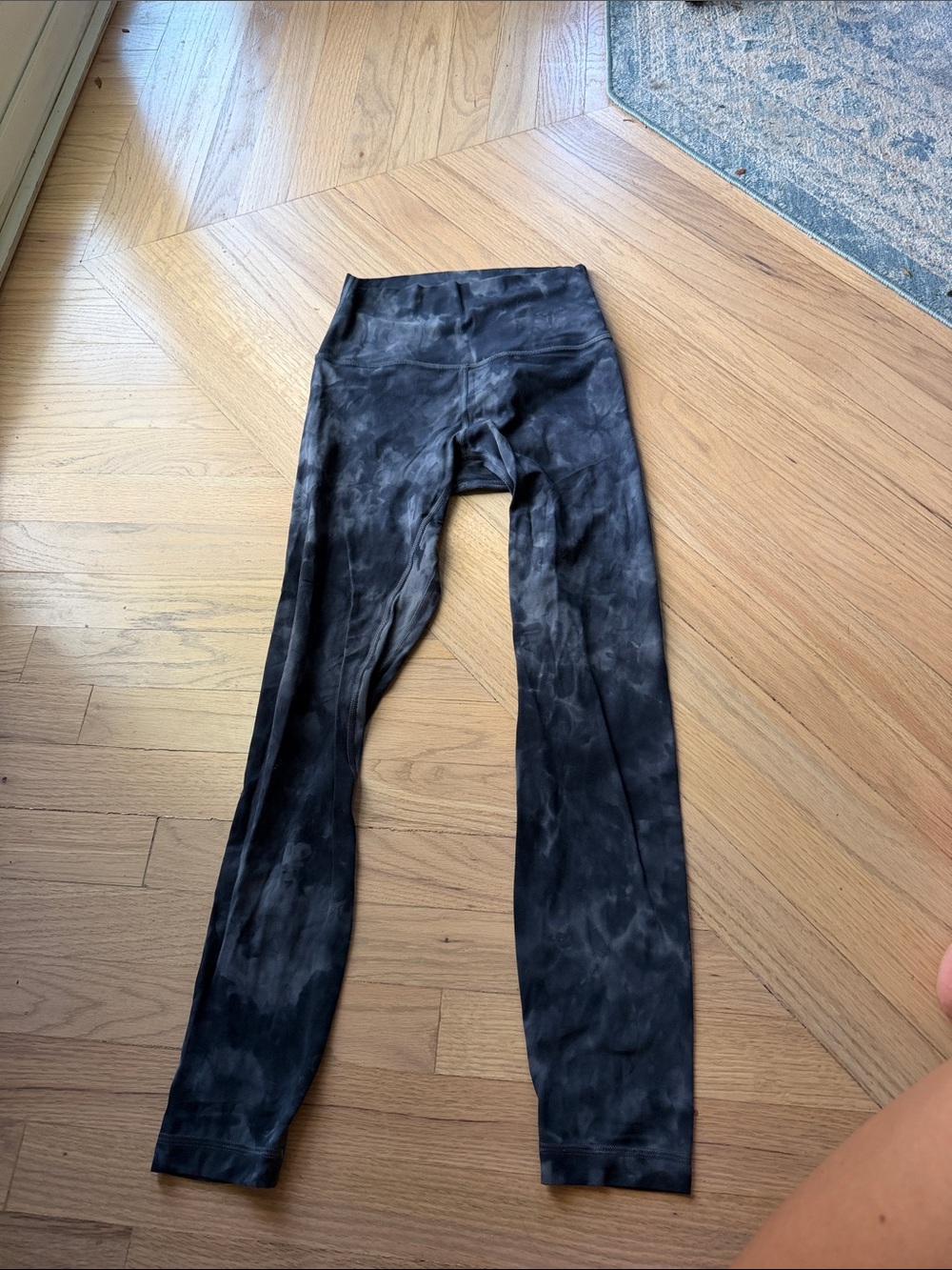 lululemon athletica Black Tie-Dye Leggings